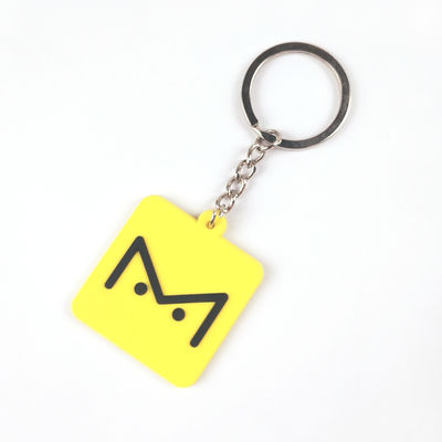 kaufen Personalisieren Sie Gummi-PVC-Schlüsselkette Zinklegierung Metall Schlüsselringe Mode Schlüsseltags Online-Herstellung
