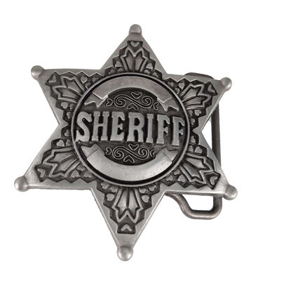 kaufen Sheriff Antike Silbermetallgürtel Schnürgel Gratis Design Polizistengürtel Online-Herstellung