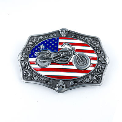 kaufen Männliche Mode kundenspezifischer Gürtel Buckles Motorrad Stil Sheriff Gürtel Buckle Antike Silbermetall Online-Herstellung