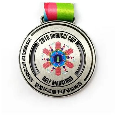 kaufen 70mm Custom Rennmedaille / 3D Antike Silbermedaille Online-Herstellung