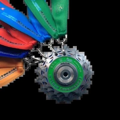 kaufen Kombination 5-Gang-Radfahren Custom-Renn-Medaille Logo gedruckt / Druckguss Online-Herstellung