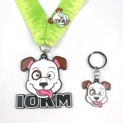 kaufen Hundewettkämpfe 10km Laufwettkämpfe Zeichentrickfilm Personalisierte Medaille Zinklegierung Hochbeständig Online-Herstellung