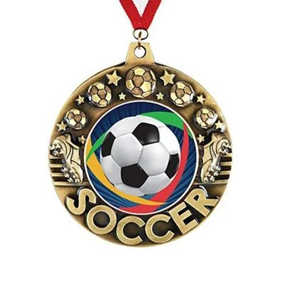 kaufen Maßgeschneiderte Prägung Stock Fußball Award Medaillen für große Einkäufe Online-Herstellung