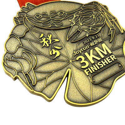 kaufen 3KM Finisher Soft Enamel Medaille Souvenir Award / Halloween Award Medaillen Online-Herstellung