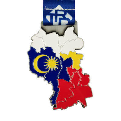 kaufen Custom Map Medal Zinklegierung Weiches Emaille Award Online-Herstellung
