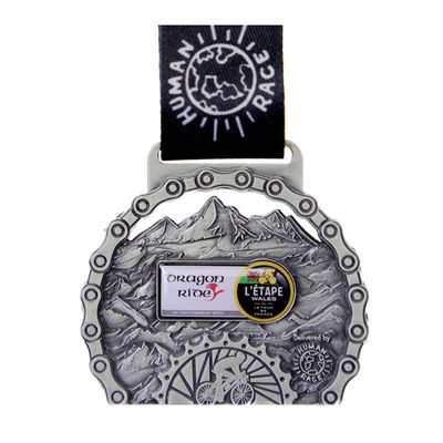 kaufen Bulk Stock Finisher Radsport-Medaille und Radsport-Team Challenge Awards Online-Herstellung