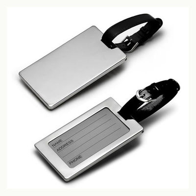 kaufen Custom Logo Aluminium Personalisiertes Metallgepäck Tags persönliches Gepäck Identifizierung Online-Herstellung