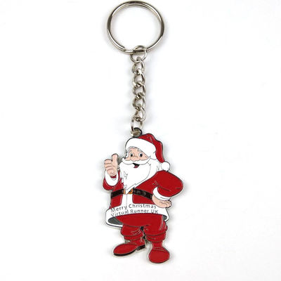 kaufen Weihnachts-Keychain Weihnachtsmann Weiches Enamel Schlüssel Online-Herstellung