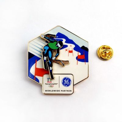 kaufen UV-Druck Spinning Pin Badge mit poliertem Finish Fachhandwerk und anpassbarem Design Online-Herstellung