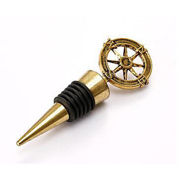 kaufen Custom Adventure Compass Weinstopper für die einzigartige Weinkonservierung Online-Herstellung