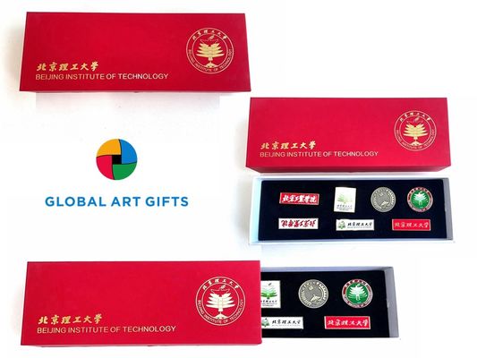 kaufen Pekinger Institut für Technologie Soft Enamel Lapel Pin Set Feiern Sie den akademischen Stolz mit diesen exklusiven gedruckten Abzeichen Online-Herstellung