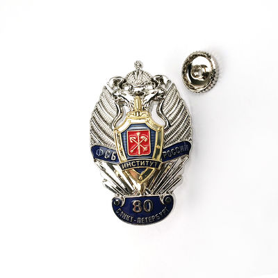 kaufen Custom 3D Pin Badge Cut Out Screw Advanced Manufacturing Geschickte Handwerkskunst zur Anerkennung von Leistungen Online-Herstellung