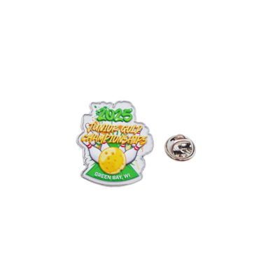 kaufen 2025 UV Printing Summer Badge with Butterfly Clutch Essential Item for Your Marketing Plan Online-Herstellung