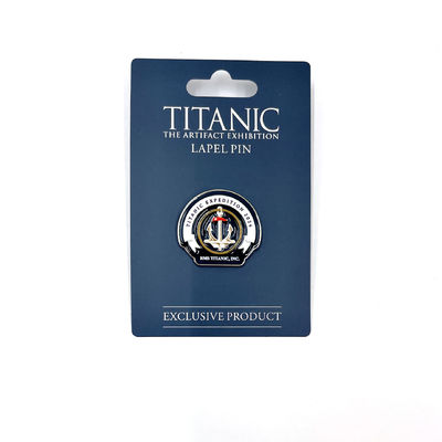 kaufen Lapel Pin for Titanic Enthusiasts Customizable Soft Enamel Badge for Movie Themes Free Design Service Availabl Online-Herstellung