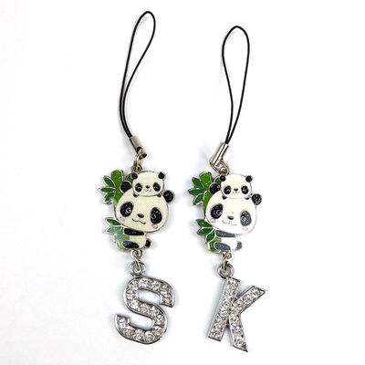 Panda Element Custom Paar Schlüsselanhänger Paar Schlüsselring Metall Cartoon