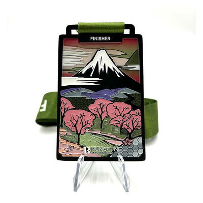 Asien Virtual Run Series Races Award Weiches Emaille-Medaille Anpassung