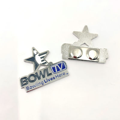 10 Gramm weicher Emaill Bowling-TV-Abzeichen feiern Sie Ihre Leidenschaft für Bowling